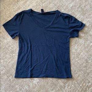 Navy V-Neck tee